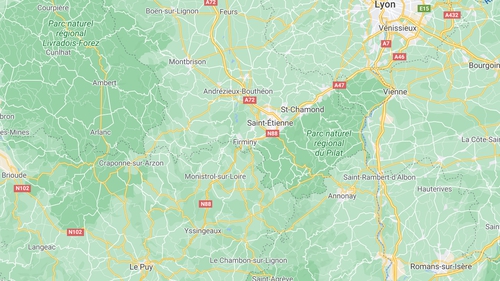 Chambon-sur-Lignon is located on a remote mountain plateau in southeast France (Pic: Google Maps)