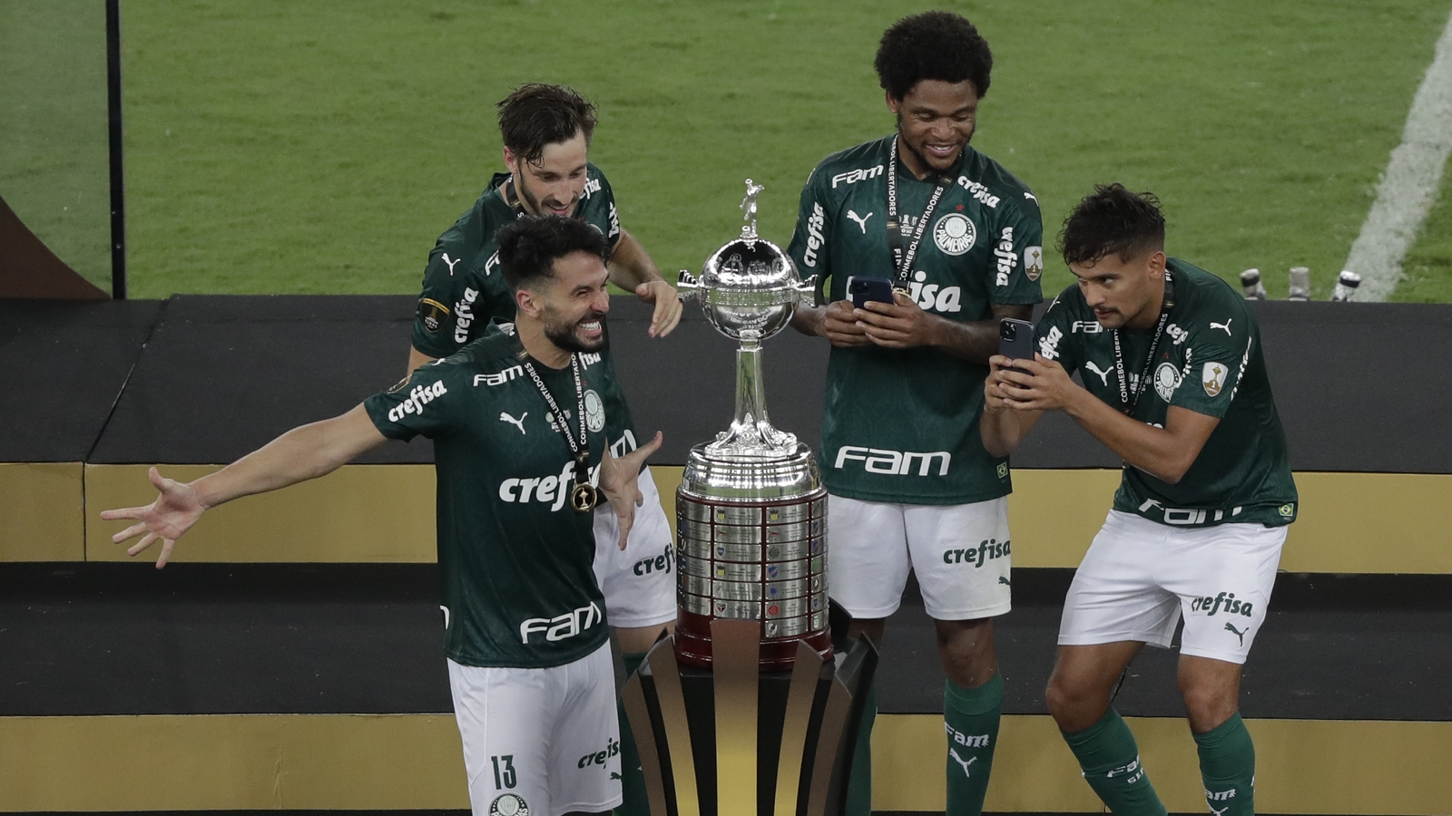 Palmeiras win Copa Libertadores after injury-time victory over Santos, Copa  Libertadores