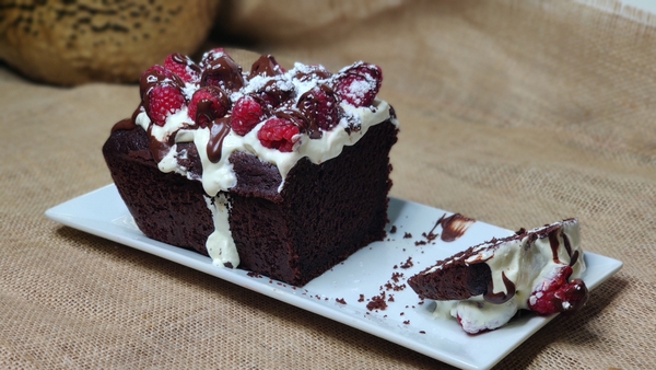 Brian McDermott's chocolate, raspberry beetroot velvet cake.