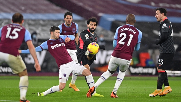 Salah finished exquisitely for the first goal