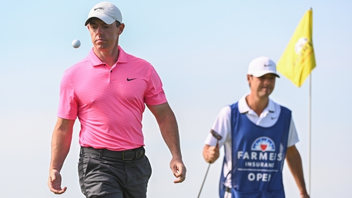 Rory McIlroy was over par for the first time this week