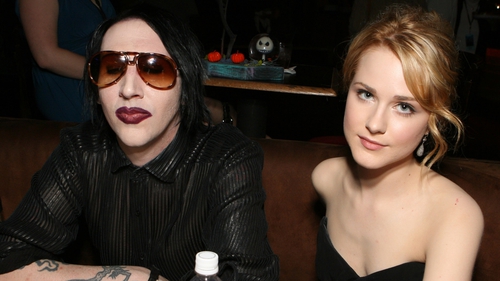 Marilyn Manson with Evan Rachel Wood