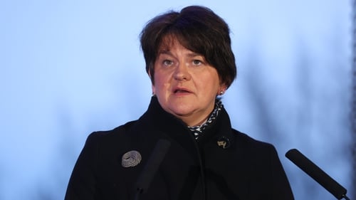 'The UK can take action without agreement to protect disruption on our supply lines, and to protect the people of Northern Ireland', Mrs Foster said (file image)