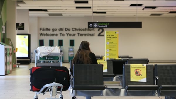 A quiet Dublin airport during Covid travel restrictions - (Pic: RollingNews.ie)