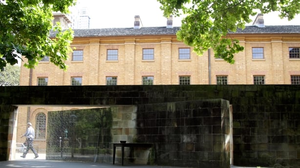 Memorial to the female immigrants at Hyde Park Barracks, Sydney.