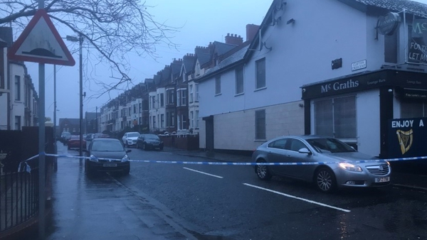 Scene at Clifton Crescent remains sealed off