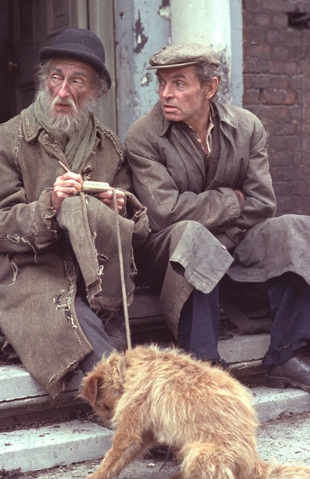 David Kelly and Brendan Cauldwell in 'Strumpet City' (1979) 