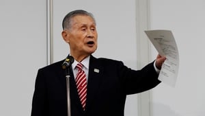 Tokyo 2020 president Yoshiro Mori speaks during a news conference in Tokyo on 4 February, 2021