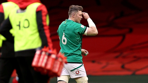 O'Mahony was sent off in the 14th minute
