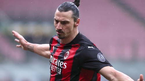 Zlatan Ibrahimovic joined AC Milan from LA Galaxy in December 2019