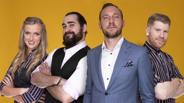 (L-R) Alice, Ethan, Mateo and Pete will be trying to put the romantic hopefuls at their ease on Thursday on RTÉ2 at 9:30pm