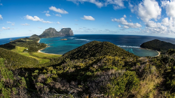Australia cancelled a marine tsunami warning it had issued for residents of Lord Howe Island (pictured)