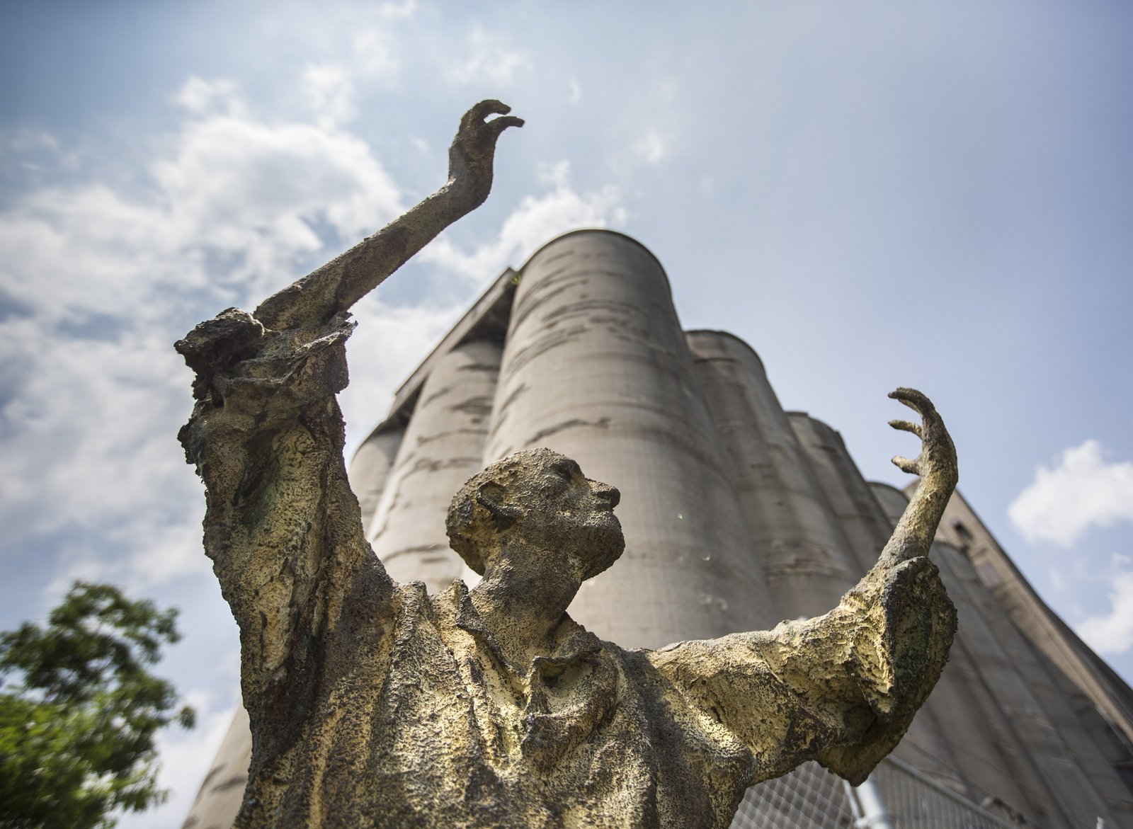 Image - A view of the famine memorial at Ireland Park in Toronto. Photo: Bernard Weil/Toronto Star via Getty Images