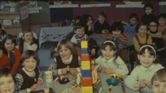 Twins in Crossmolina National School, 1981.