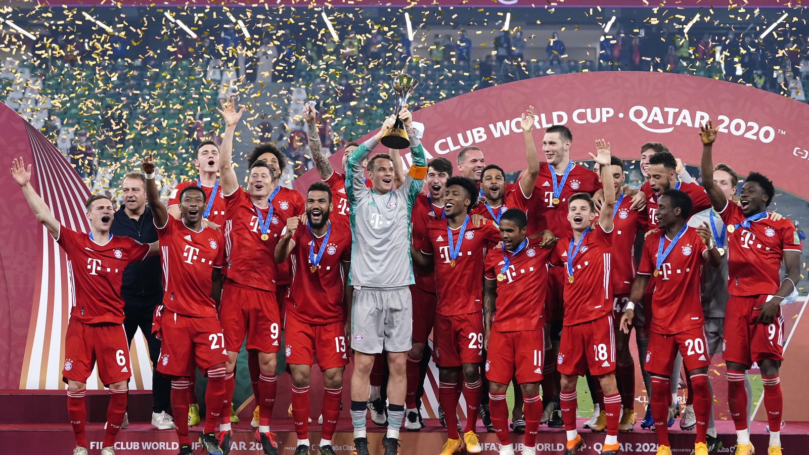 Qatar 2020. 12 Franziska FC Bayern Munchen состав команды по номерам.