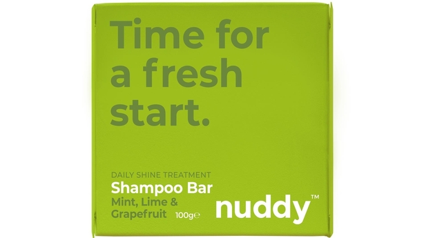 Nuddy Daily Shine Treatment Shampoo Bar in Mint, Lime and Grapefruit, £8.95