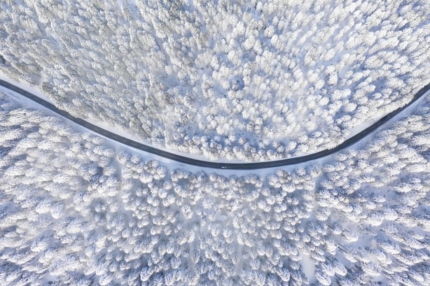 Driving Through The Ice Forest by Tomislav Veic, Croatia, Winner, National Awards, 2021 Sony World Photography Awards (Tomislav Veic/PA)