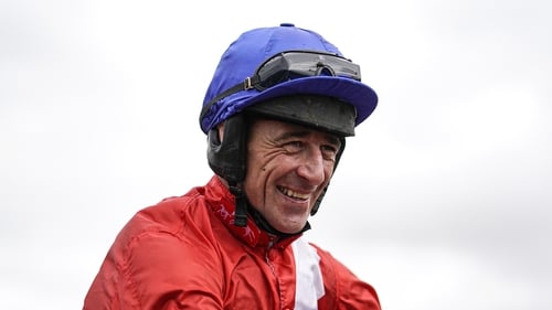 Davy Russell after riding Envoi Allen to win The Ballymore Novices' Hurdle on 2020 Ladies Day at Cheltenham Racecourse