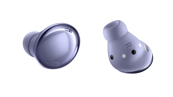The Galaxy Buds Pro come in three colours, including violet