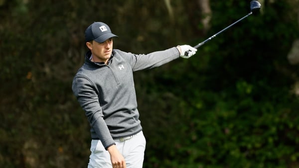 A wayward one perhaps, but Jordan Spieth leads the field going into the weekend
