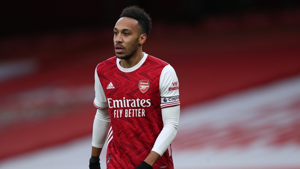 Pierre-Emerick Aubameyang shared the Golden Boot with Mohamed Salah and Sadio Mane in Unai Emery's only full season in charge of Arsenal