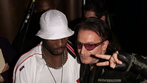 DMX and Bono at the 2001 MTV Video Music Awards at the Metropolitan Opera House at Lincoln Center in New York