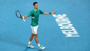 Novak Djokovic is two matches away from winning his ninth Australian title