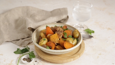 Roast pork casserole