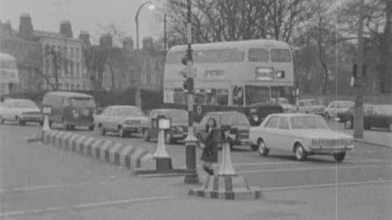Fairview bus lane experiment, 1971.
