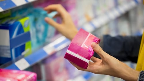 The tax cut was to "make hygiene products more affordable"