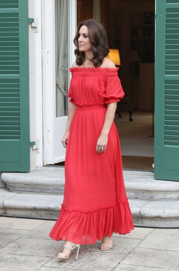 The Duchess of Cambridge attends The Queen's Birthday Party in Germany at the British Ambassadorial Residence.