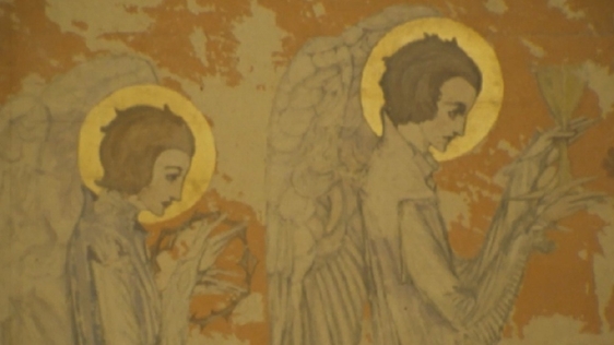 'Winged Angels in Profile' by Harry Clarke (1976)