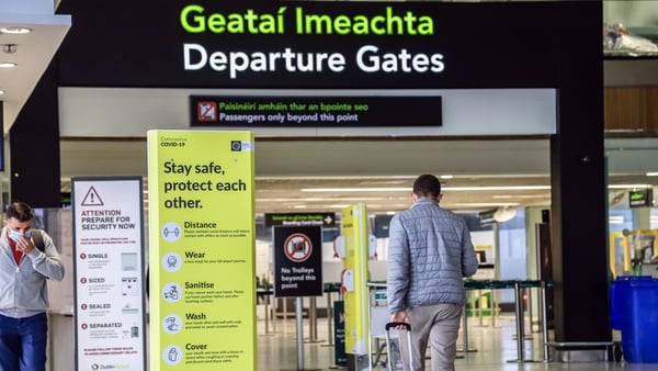 The first day of new travel regulations has seen a rise in passenger numbers at Dublin Airport