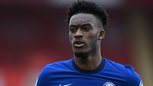 Half-time substitute Hudson-Odoi was withdrawn after half an hour
