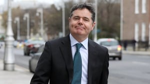 Paschal Donohoe spoke about tax issues with Commissioner for Competition Margrethe Vestager today