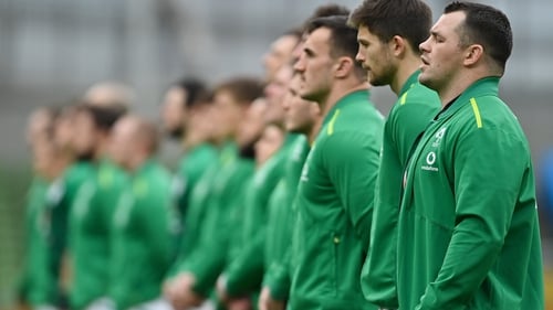 There have been no positive cases among the Irish squad
