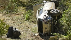 Tiger Woods' car after the horrific crash in California