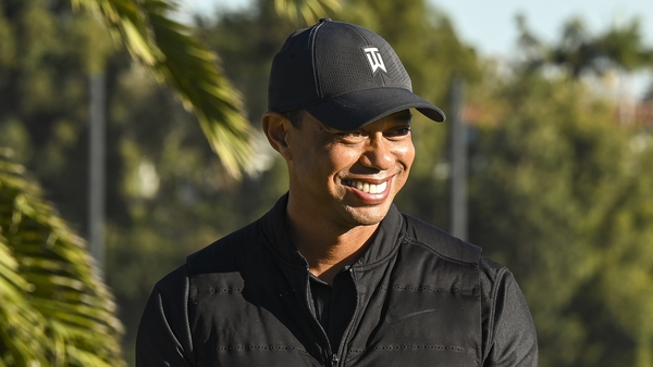 Tiger Woods was driving alone in a south Los Angeles suburb when the accident happened (file image)