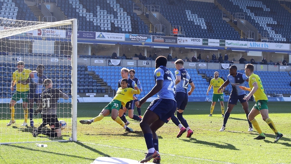 Adam Idah sealed Norwich City's 2-0 win over Wycombe with an 87th-minute goal