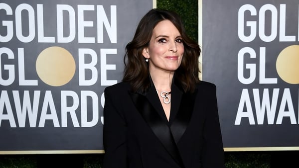 Tina Fey attends the 78th Annual Golden Globe® Awards at The Rainbow Room on February 28, 2021.