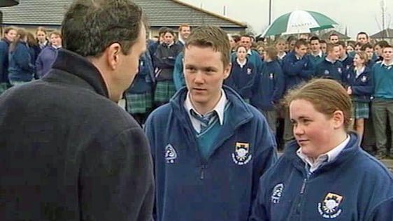 Student Walk Out, Coláiste Dún Iascaigh in Cahir (2001)