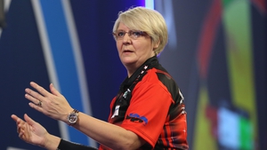 Lisa Ashton became the first woman to average over 100 in a televised event