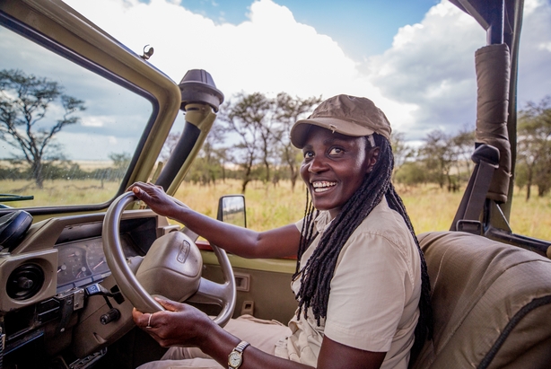 Safari guide Jonesia 'Zawadi' Dominic (Asilia/PA)