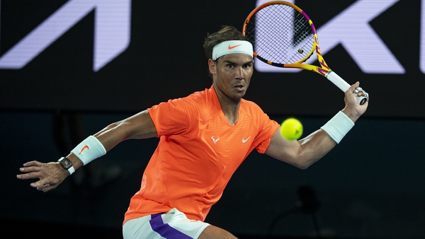 It was a first appearance since Nadal made history in Melbourne