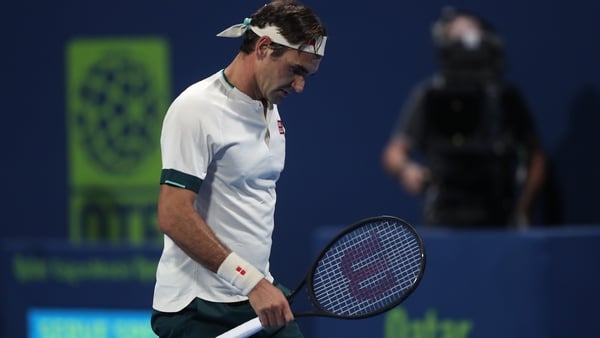 Roger Federer made a quarter-final exit in Qatar