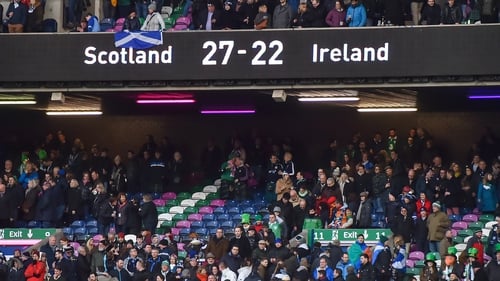 Scotland's last win over Ireland came in 2017