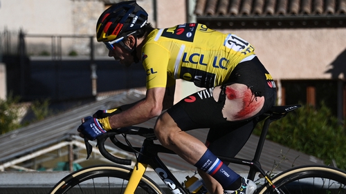 Roglic crash gifts Schachmann Paris Nice victory