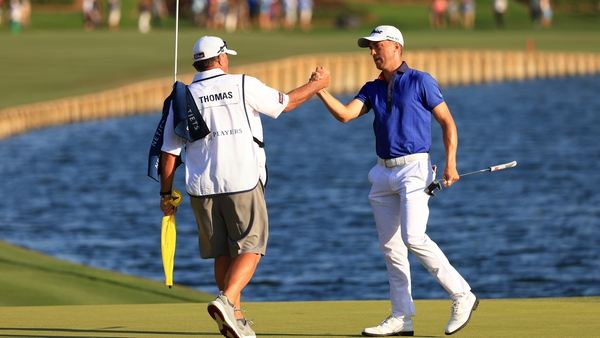 Justin Thomas was all-but assured of the title walking off 18