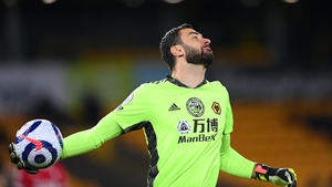 Rui Patricio in action during the match