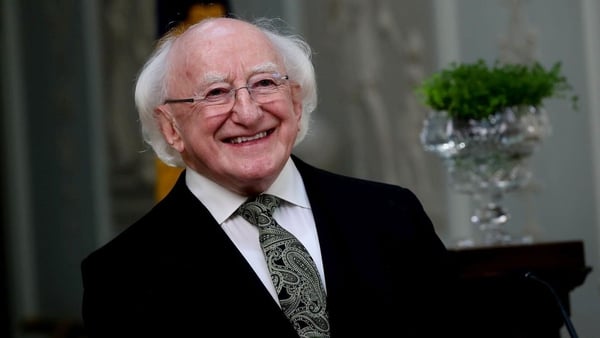 President Michael D Higgins said that in years to come we will 'parade again and gather in celebration'